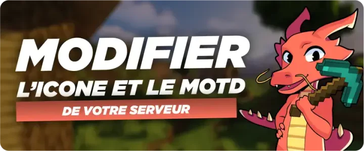 Modifier l'icône et le MOTD de votre serveur