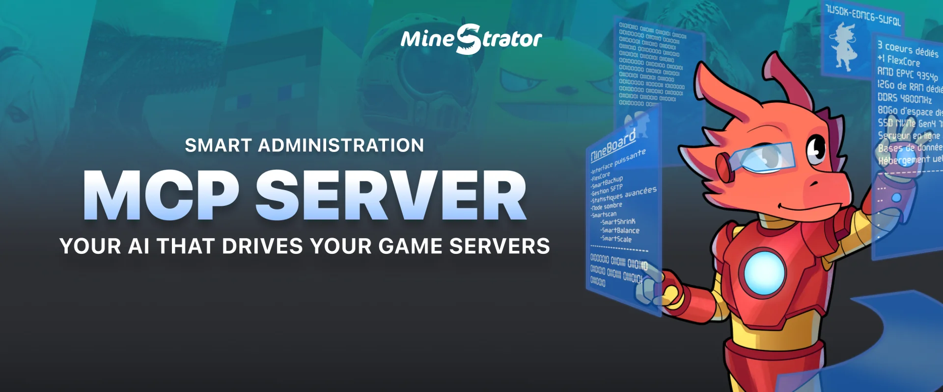 MineStrator launches its MCP server: your AI now manages your game servers