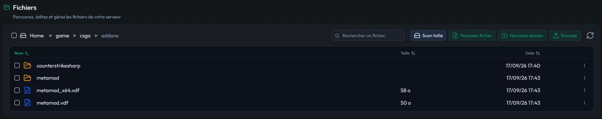Serveur CS2 communautaire : token GSLT, plugins et modes (retake, surf) — illustration 4