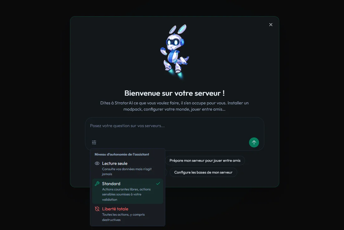 Comment utiliser StratorAI, l’assistant IA officiel de MineStrator ? — illustration 2