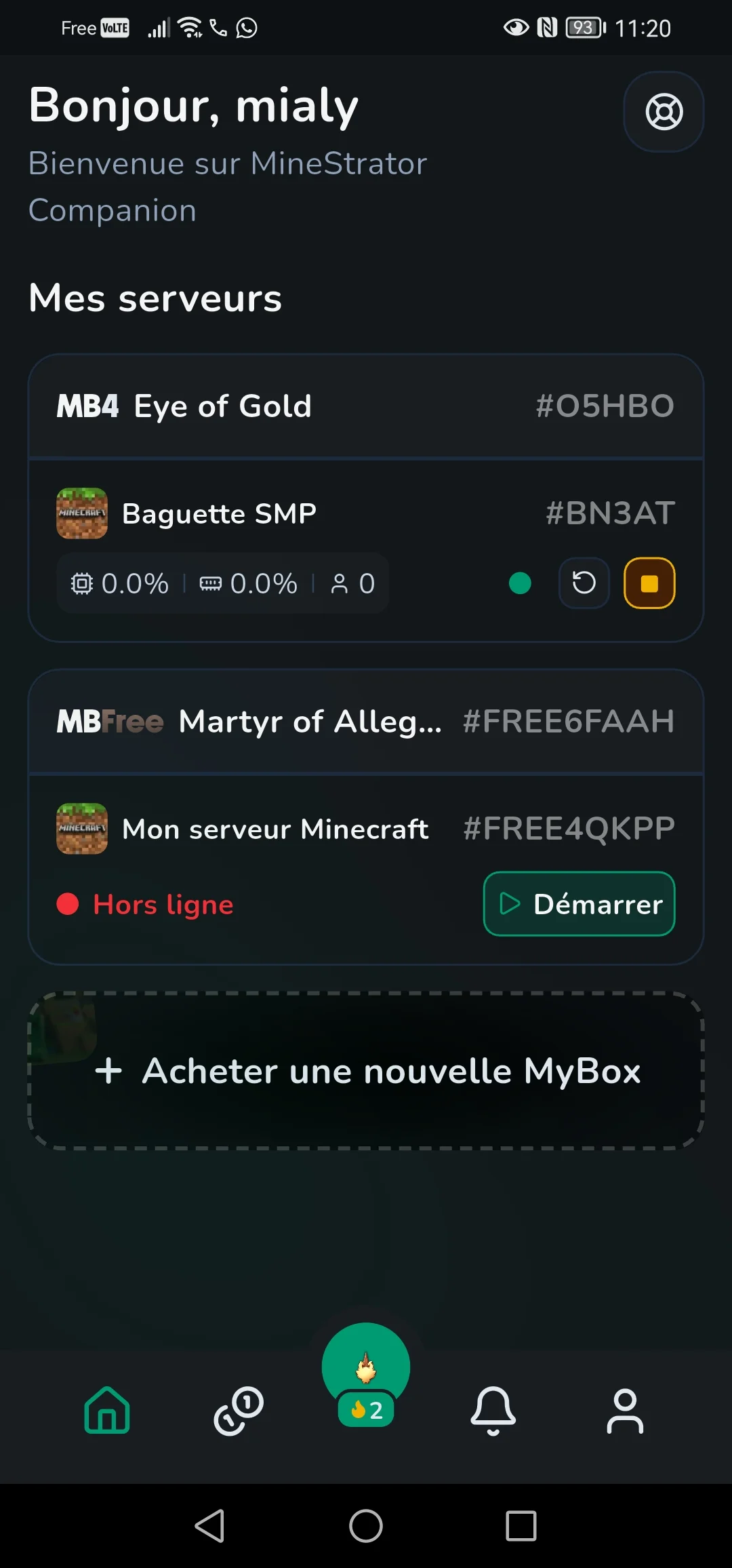 L'application plante — 1
