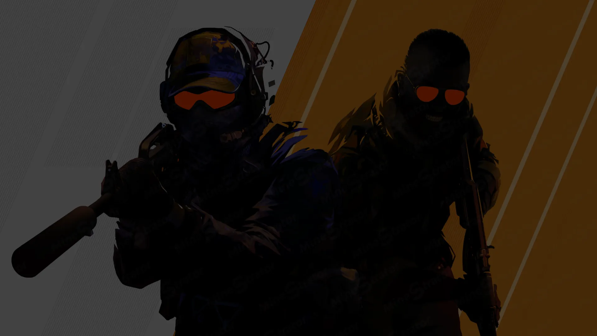 Arrière plan lié au jeu du header Counter Strike 2 