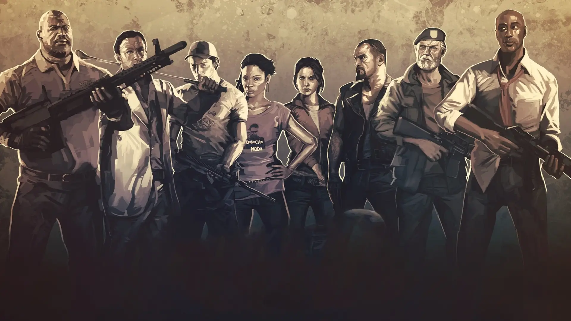 Arrière plan lié au jeu du header Left 4 Dead 2