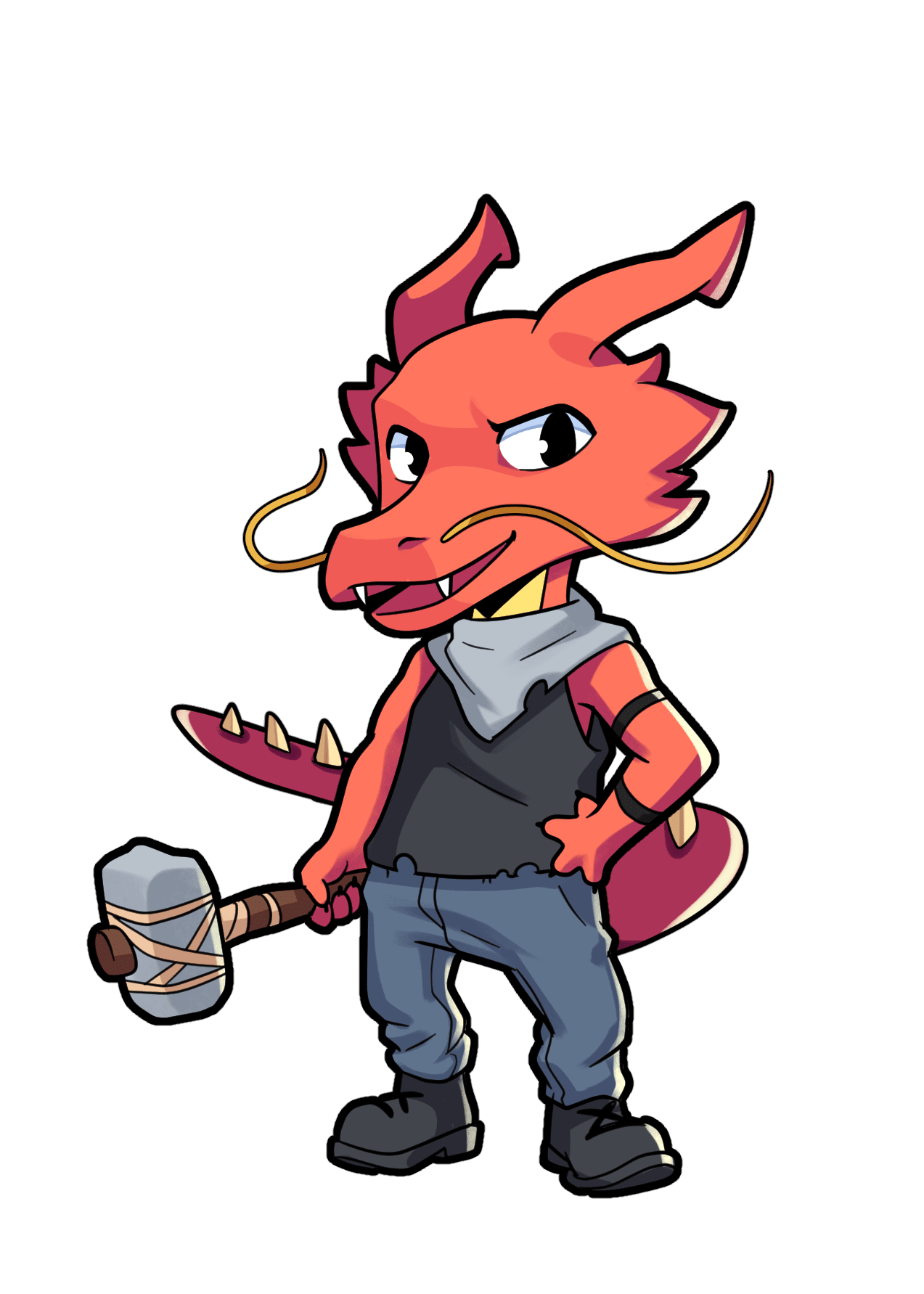 Stator déguisée en personnage du jeu 7 Days To Die