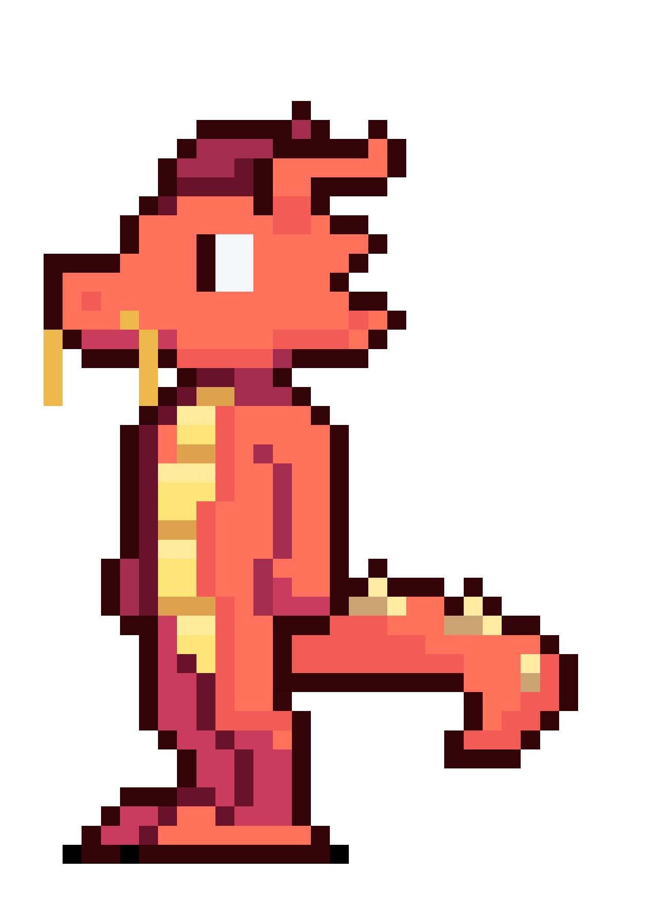 Stator déguisée en personnage du jeu Terraria (Vanilla)