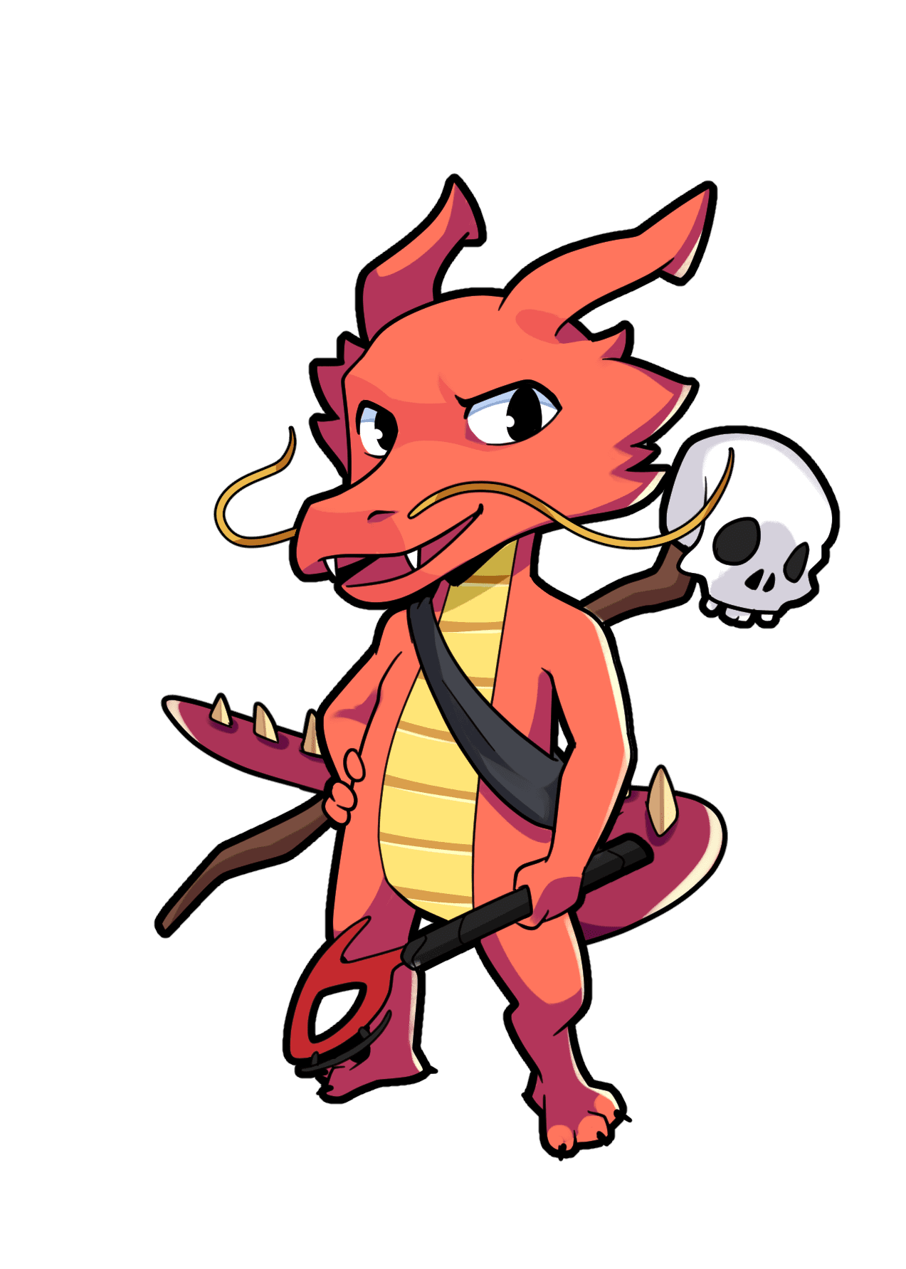 Stator déguisée en personnage du jeu The Forest