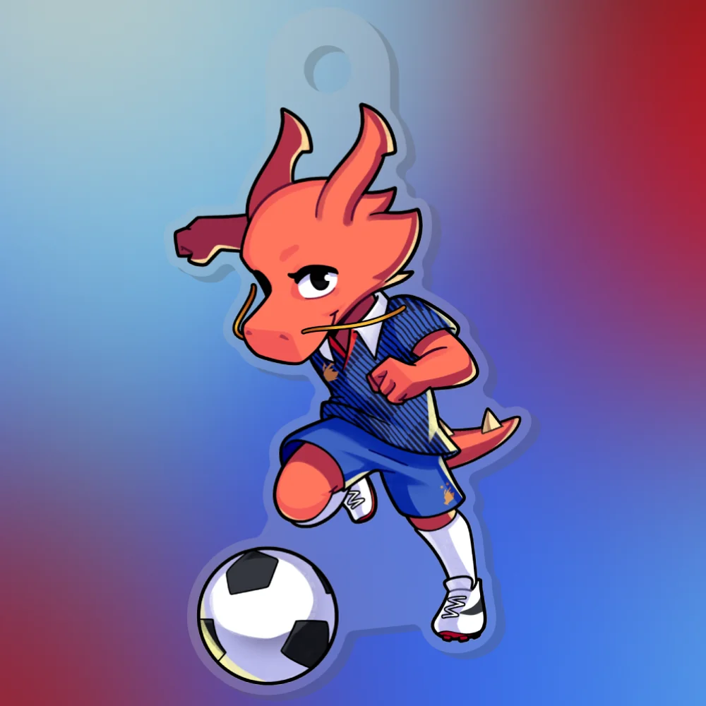 Strator 2026 World Cup keychain
