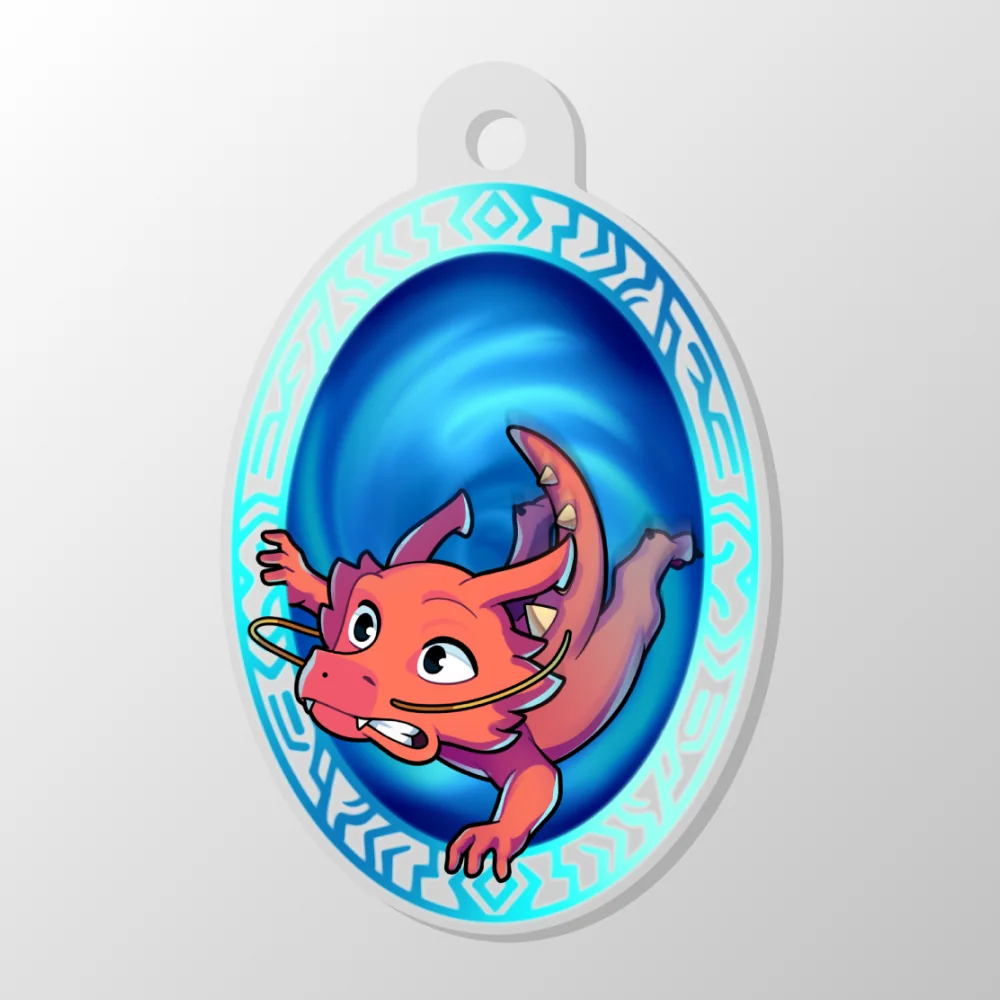 Hytale Portal Keychain